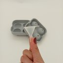 Ver imagem 5 de Forma de Gelo Bola com Funil Silicone 5x12x12cm Cinza