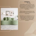 Ver imagem 5 de Sofá 2 Lugares Orgânico Curvo Feijão Palazzo Boucle Almofadas Sofá na Caixa Sala Recepção Clinicas N