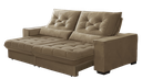 Ver imagem 2 de Sofá Retrátil e Reclinável 3,10m Suede Juliette Marrom Castor