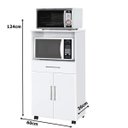 Ver imagem 4 de Balcao Nicho Para Microondas 2 Portas Ipe 