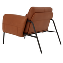 Ver mais imagens de Kit Poltrona Cadeira Decorativa + Puf Serrana Zahav Estofado:courino Sintético Marrom