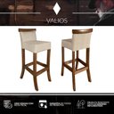Ver imagem 7 de Banqueta para Cozinha Americana 1 Unidade Bistro Balcao 74cm Valios Banqueta Alta Creta
