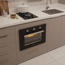 Ver imagem 5 de Forno Elétrico de Embutir Fischer Infinity 50l com Air Fryer Preto