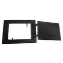 Ver imagem 5 de Porta Ferro Fundido Fornalha Cinzeiro Fogão a Lenha Suspiro Frontal 28x35cm