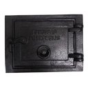 Ver imagem 2 de Porta Ferro Fundido Fornalha Cinzeiro Fogão a Lenha Suspiro Frontal 28x35cm