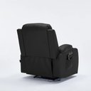 Ver imagem 3 de Poltrona do Papai Elétrica Reclinável Austin com Massagem Aquecimento Entrada USB/USB-C PU Preto G94