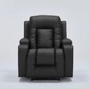 Ver imagem 7 de Poltrona do Papai Elétrica Reclinável Austin com Massagem Aquecimento Entrada USB/USB-C PU Preto G94