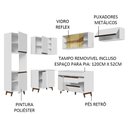 Ver imagem 5 de Armário de Cozinha Completa de Canto 392cm Branco Reims Madesa 03