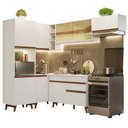Ver imagem 3 de Armário de Cozinha Completa de Canto 392cm Branco Reims Madesa 03