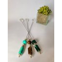 Ver imagem 7 de Misturador de Suco em Mármore Pedras Naturais Decorativo:pedra Verde Água