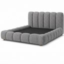 Ver imagem 5 de Cama Japonesa com Cabeceira King Nuvem Linho Cinza - Sallar Home