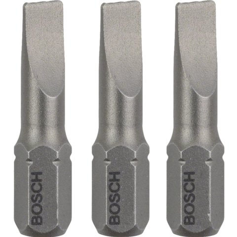 Bits Fenda Extra Hard S1,0x5,6 25mm 3 Unidades - 2607001464000 - BOSCH