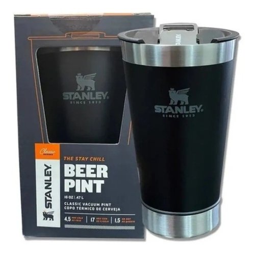 Copo Térmico Stanley Para Cerveja 8098 Flame Red - 473ml:Azul