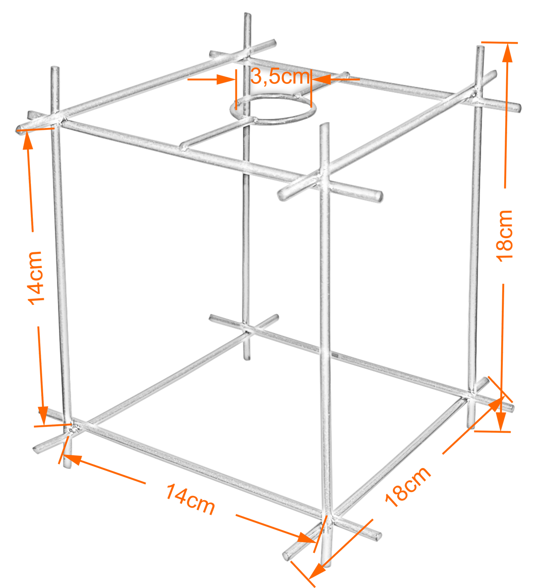 Cupula de Aramado Dado Cobre para Pendentes e Abajures - 2