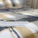 Ver imagem 4 de Edredom Casal Dupla Face 400 Fios Micropercal Toque de Pêssego 100% Poliéster Antialérgico Denise