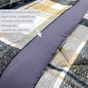 Ver imagem 6 de Edredom Casal Dupla Face 400 Fios Micropercal Toque de Pêssego 100% Poliéster Antialérgico Denise