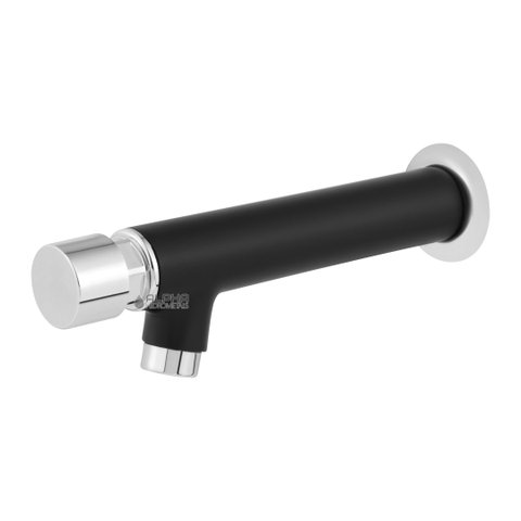 Torneira Automática Temporizad Parede Banheiro Black Edition