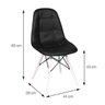 Kit 4 Cadeiras Eames Eifeel Botone  - 5