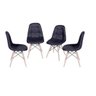 Kit 4 Cadeiras Eames Eifeel Botone  - 1