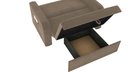 Ver imagem 4 de Sofá Cama Daiane 2 Lugares com Baú Veludo Capuccino Matrix