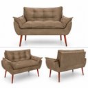 Ver imagem 3 de Kit Namoradeira Opala e 2 Poltronas: Sua Sala de Estar Completa e Elegante