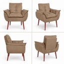 Ver imagem 4 de Conjunto 02 Poltronas + 01 Namoradeira para Sala Capuccino