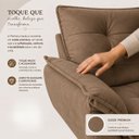 Ver imagem 6 de Conjunto 02 Poltronas + 01 Namoradeira para Sala Capuccino