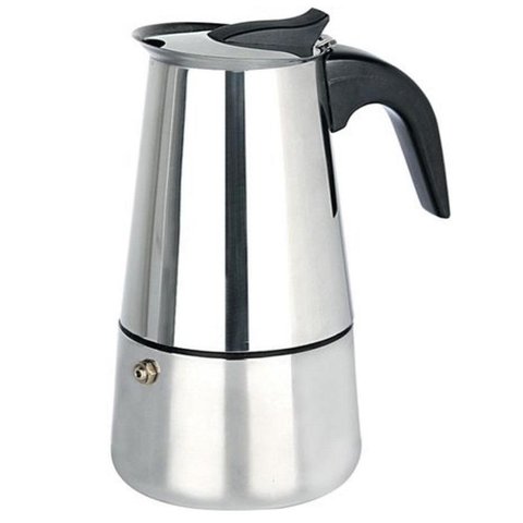 Cafeteira Italiana, 6 Xícaras, Aço Inox, 300 ml, Wincy