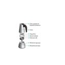 Ver imagem 5 de Cafeteira Italiana, 6 Xícaras, Aço Inox, 300 ml, Wincy