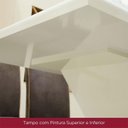 Ver imagem 4 de Mesa de Jantar Vértice 120 Cm Ambiente Canto Reto com Vidro Nature Off White – Henn