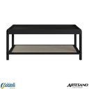Ver imagem 4 de Mesa de Centro Oslo 93 Cm Madeira Mdp Hanover ou Nero Base Madeira - Artesano