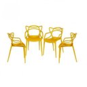 Ver imagem 1 de Kit 4 Cadeiras Solna Allegra Amarelo