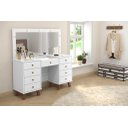 Ver imagem 1 de Penteadeira Camarim El com Iluminação de Led e 9 Gavetas Cor Branco