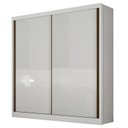 Ver imagem 1 de Guarda Roupa Solteiro Toledo 2 Portas 3 Gavetas Neve – Novo Horizonte
