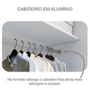 Ver imagem 3 de Guarda Roupa Solteiro Toledo 2 Portas 3 Gavetas Neve – Novo Horizonte