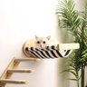 Cama de Parede para Gatos com Escada 3 Degraus , Prateleiras para Dormir ,brincar e Descansar - 2