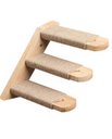 Ver imagem 4 de Cama de Parede para Gatos com Escada 3 Degraus , Prateleiras para Dormir ,brincar e Descansar