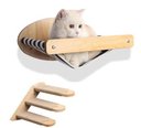 Ver imagem 1 de Cama de Parede para Gatos com Escada 3 Degraus , Prateleiras para Dormir ,brincar e Descansar