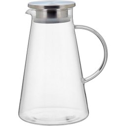 Jarra 23x18x18cm 1,8l Borosilicato Transparente Tampa Inox - 1