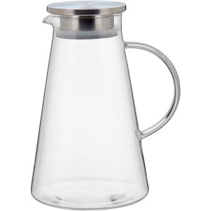 Jarra 23x18x18cm 1,8l Borosilicato Transparente Tampa Inox