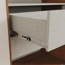 Ver imagem 6 de Guarda Roupa Solteiro Lucca 2 Portas de Correr 2 Gavetas MDF-MDP Cinamomo-Off White 150cm