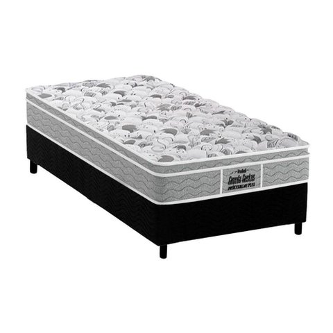Cama Box Solteiro: Colchão Espuma D45 Probel /EP Anatômico Guarda Costas Próextreme Plus + Base CRC
