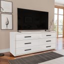 Ver imagem 1 de Cômoda Valência com 6 Gavetas 150x63cm Branco 240830