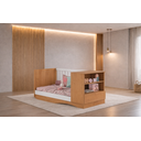 Ver imagem 2 de Berço com que Vira Cama com Prateleira Celinne- Mobibaby