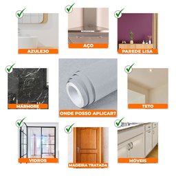 Papel de Parede Adesivo Lavavel Texturizado Rabiscado Creme 5m Open Star 32940 - 3
