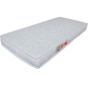 Colchão Berço Americano Baby Luxo Impermeável D18 Branco 70x130cm