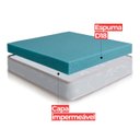 Ver mais imagens de Colchão Berço Americano Baby Luxo Impermeável D18 Branco 70x130cm