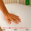 Ver imagem 2 de Colchão Berço Americano Baby Luxo Impermeável D18 Branco 70x130cm