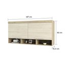 Ver imagem 4 de Ponte Modulada Aérea Casal 2 Portas com Nicho 167cm Master Luciane Móveis