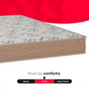 Ver imagem 4 de Cama Box Casal Bipartido + Colchão D33 One Face - Suede Bege